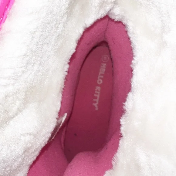 Hello Kitty Girls Snow Boots Size 5 - Picture 6 of 10